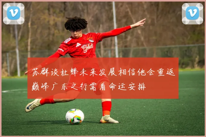 苏群谈杜锋未来发展相信他会重返巅峰广东之行需看命运安排